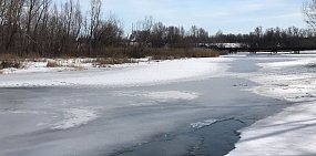 Лед на реке Урал за несколько дней увеличился в Оренбурге на 3 см, в Орске на – на 4 см. Актуальные данные