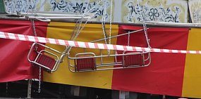 Упавший в Оренбурге аттракцион «Цепочная карусель» работал без разрешения гостехнадзора