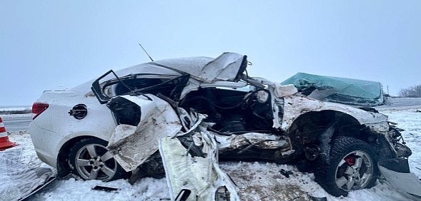 На месте ДТП. Источник: УМВД России по Оренбургской области