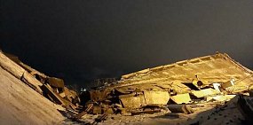 Объезд обрушившегося моста в Оренбурге осуществляется по съездам с путепровода