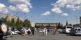 В День города в центре Орска ограничат движение на проспектах Ленина и Мира