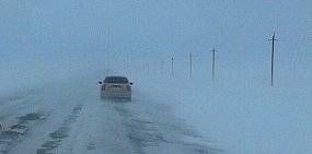 В Оренбургской области ожидаются метель, туман и гололедица
