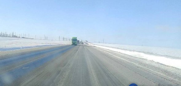 Обстановка на трассе Оренбург-Орск