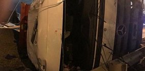 Возможная причина обрушения моста в Оренбурге — проезд колонны грузовиков