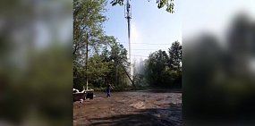 На месте происшествия. Источник: Стоп-кадр из видео