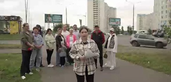 Стоп-кадр из обращения жителей 19 микрорайона. Видео: Денис Батурин