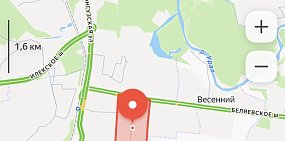 Район Южный на Яндекс.Карты 