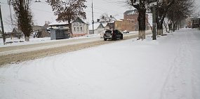 В Оренбурге и Орске сильный снегопад
