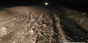 Из-за снежных заносов в Орске временно закрыли объездную дорогу в поселок Мостострой