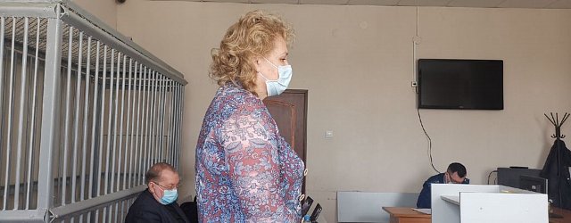 Во время судебного заседания