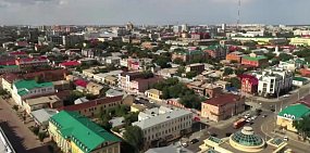 Оренбург. Стоп-кадр из видео тгк Евгения Солнцева 