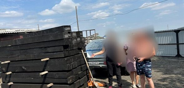 Трамвайные шпалы. Источник: Полиция Оренбуржья 