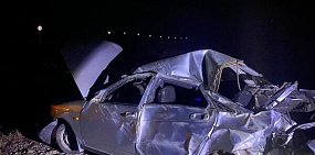 На месте ДТП. Источник: Полиция Оренбуржья