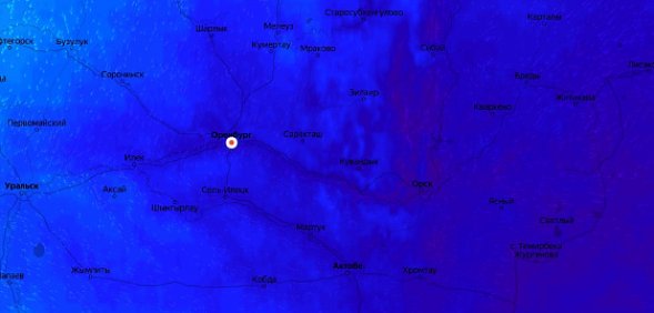 На западе Оренбургской области морозы ослабли, на востоке пока держатся