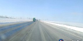 Обстановка на трассе Оренбург-Орск