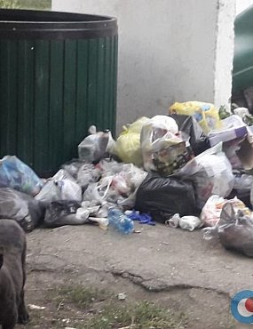 Жители Орска поджигают и ломают новые заглубленные контейнеры 