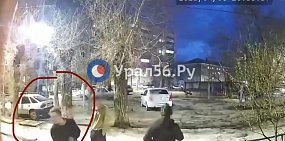 Момент нападения. Скрин из видео