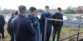 Студенты орского техникума посетили очистные сооружения