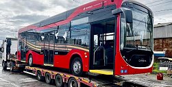 Новый троллейбус «Синара» из Челябинска едет в Оренбург