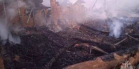 5 человек погибли на пожаре в Оренбургской области