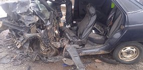 На месте ДТП. Источник: Полиция Оренбуржья