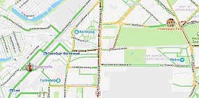 Улица Терешковой в Оренбурге сегодня утром встала в огромную пробку