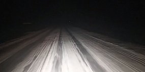 Местами на трассе Оренбург – Орск снежный накат, но «ехать можно»