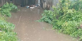 Топит частный дом, фото: тг-чат Евгения Солнцева