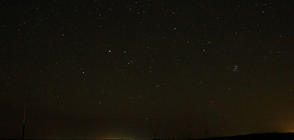 В самом начале Нового года жители Оренбургской области смогут увидеть яркий звездопад