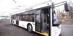 В Оренбург на тестирование привезли еще один троллейбус – «Горожанин»