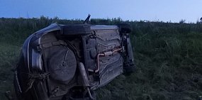 На месте ДТП. Фото: УМВД по Оренбургской области 