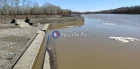 Максимальный подъем уровня воды за сутки показал Урал в Илеке, Орь тоже растет. Данные по рекам региона