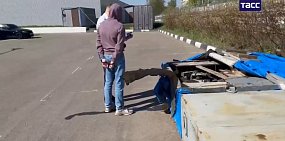 Во время задержания. Стоп-кадр видео ТАСС