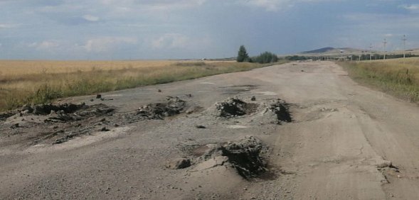 Дорога Гай—Акъяр. Фото из архива 