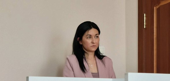 Ольга Романова, бывшая сотрудница минарха, на заседании в Ленинском районном суде 