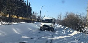 Маршрутные авторбусы в Орске могут не соблюдать график из-за плохой очистки дорог