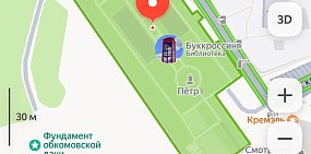 Общественный туалет в сквере Петра Великого на Яндекс.Карты