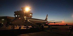 Самолет NordWind, совершивший внеплановую посадку в Оренбурге, останется в городе до утра