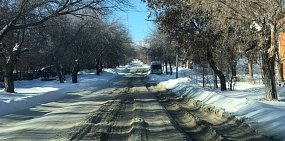 Некоторые дороги Орска покрылись глубокой колеей