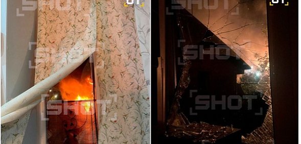 На месте происшествия. Источник: ТГ-канал SHOT