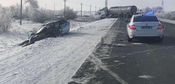 На месте ДТП в Орске