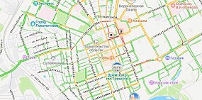 В центре Оренбурга на дорогах сегодня заторы