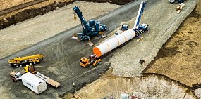 ООО «АККЕРМАНН ЦЕМЕНТ» принимает участие в проекте строительства крупнейшего ветряного парка в Казахстане