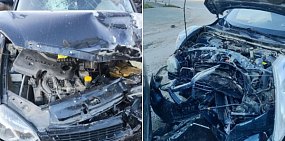 На месте ДТП. Источник: Оренбургская Госавтоинспекция