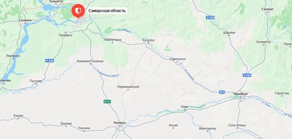 Самарская область. Источник: Яндекс.карты