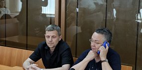 Анатолий Байкаров в зале суда 