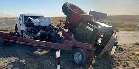 На месте ДТП. Источник: УМВД России по Оренбургской области