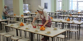 В одной из школьных столовых Оренбургской области, фото: архив