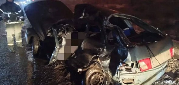 На месте ДТП. Источник: МЧС России по Оренбургской области