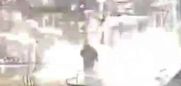 На месте происшествия. Источник: Стоп-кадр из ТГ-канала «Видеодозор»